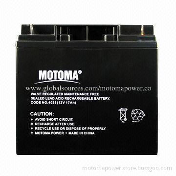 Sealed lead-acid battery, 12V, 17Ah